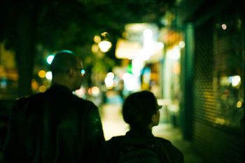 Aya and Ned in Brooklyn / Bedford Av.