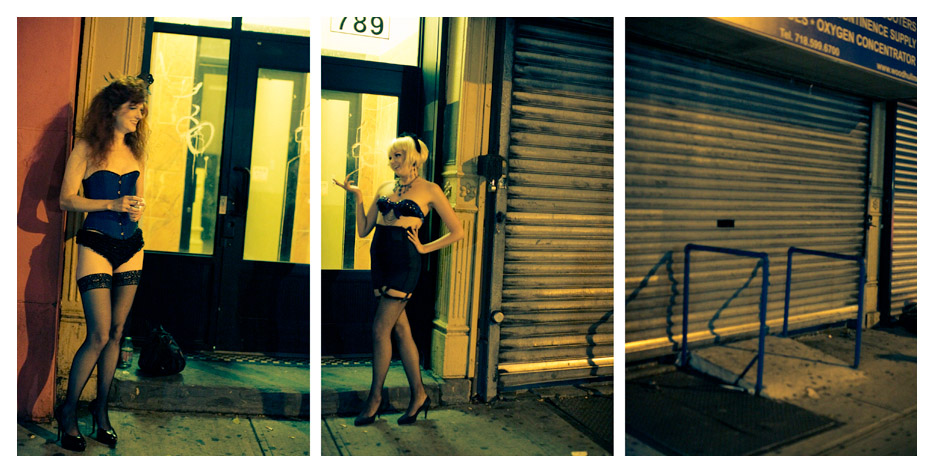 Weirdee & Lixx - Burlesque on Street Triptych by Tom Spianti