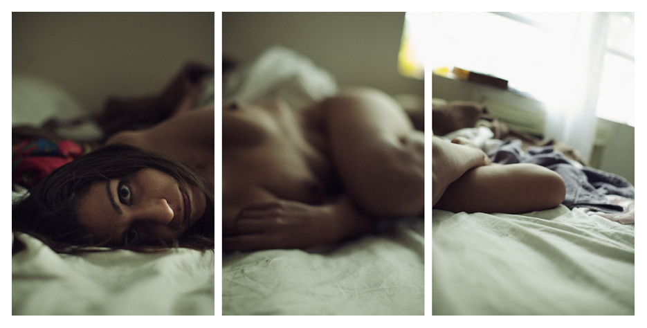 Valya - at home in brooklyn triptych by Tom Spianti