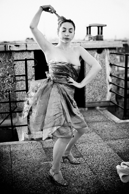 Ava on the rooftop - 1 by Tom Spianti