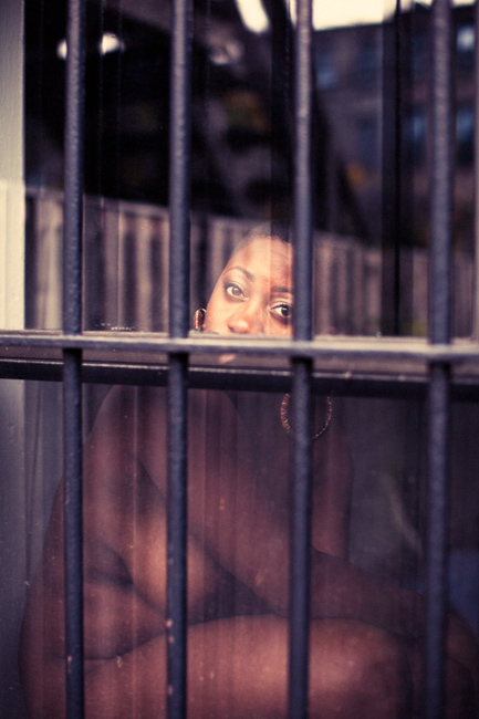 Ruth - looking through the window by Tom Spianti